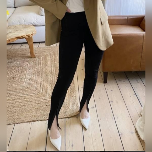 NWT H&M zip hem leggings - Picture 3 of 6